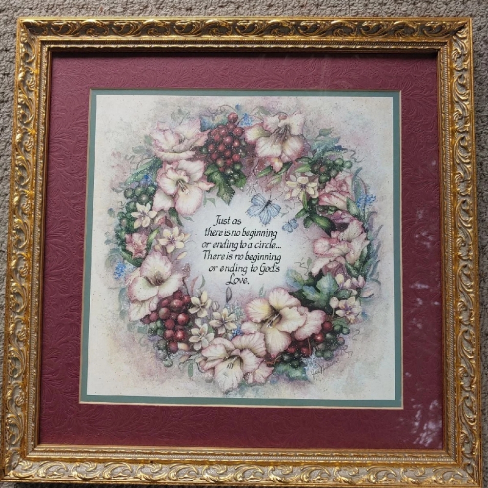 Jane Anderson Gods Love Floral Painting